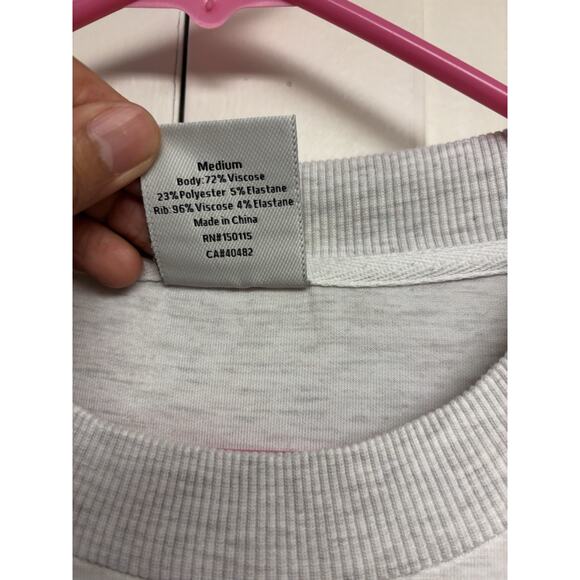 Varley Paige Longline Sweat Pullover Sweatshirt M Anthropologie - Picture 7 of 13